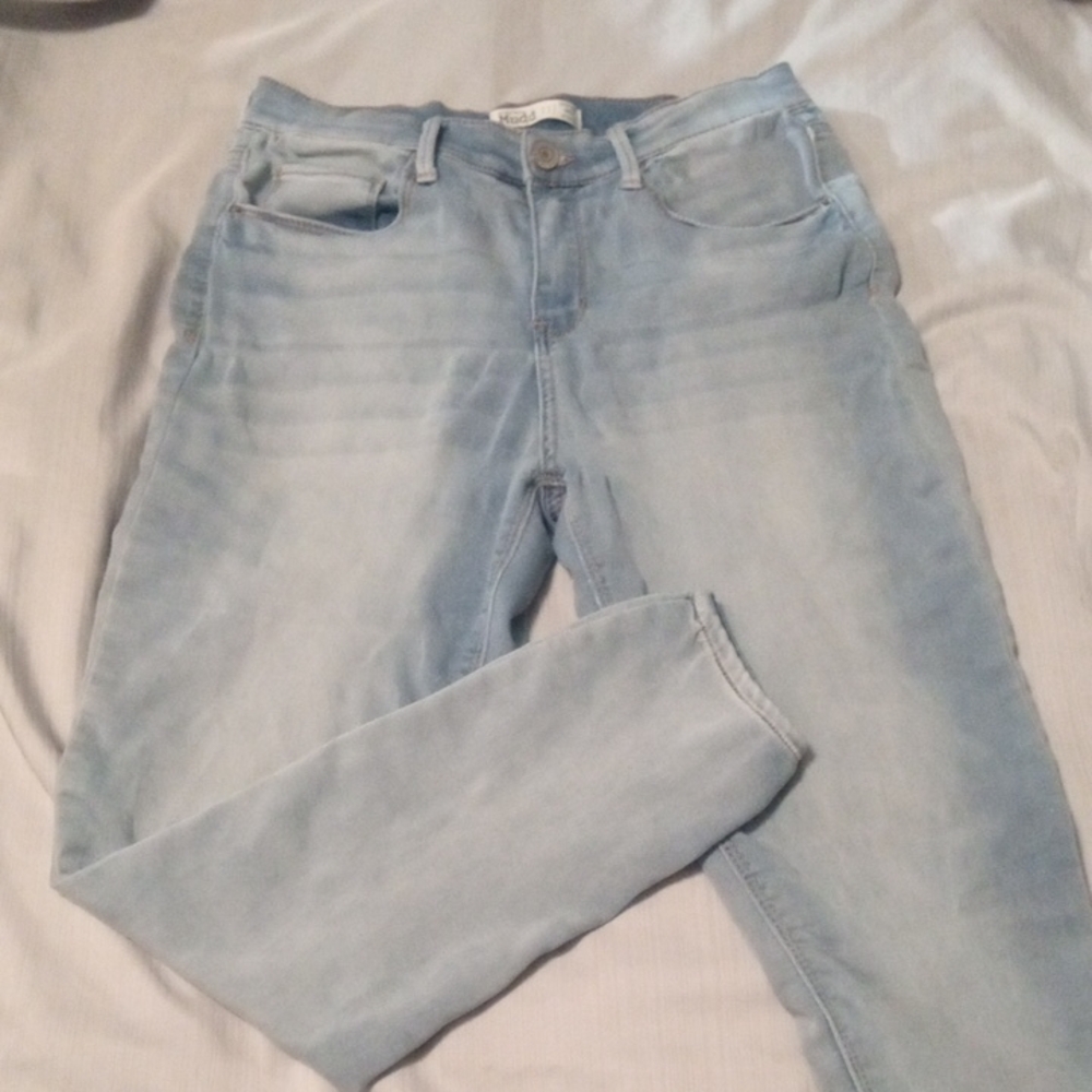 Mudd High Rise Ankle Jegging Distressed Style Jeans